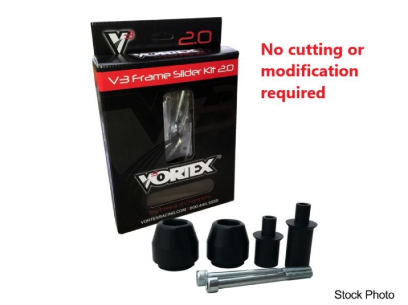 Vortex Racing 10-16 Ducati Monster 1200 V3 2.0 Frame Slider Kit- No Cut