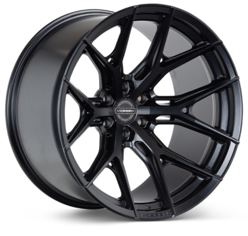 Vossen HF6-4 24X12 / 8x180 / ET44 / ULTRA DEEP / 124.3 - Satin Black