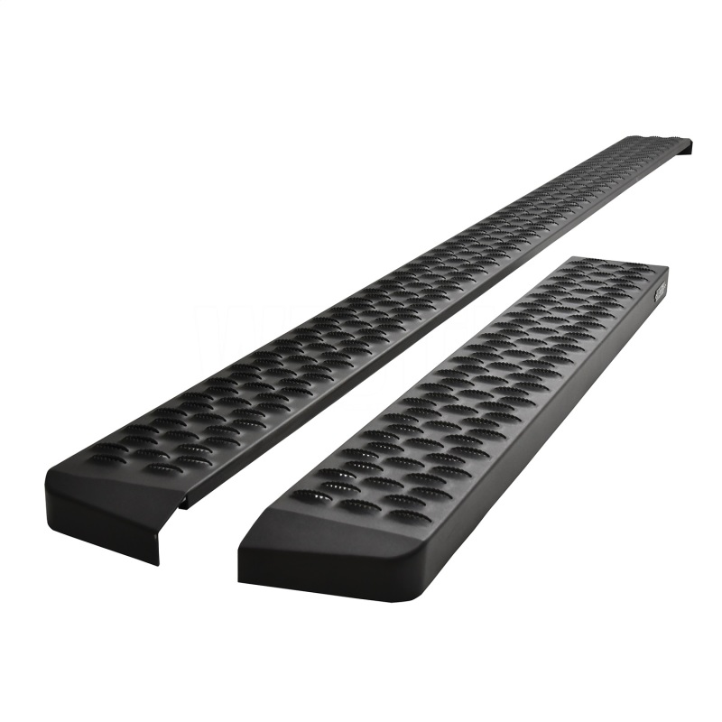 Westin Automotive - Running Boards, Nerf Bars and Rock Sliders for 2014-2025 PROMASTER 1500, 2500, 3500 27-80075 Grate Steps Ram, ProMaster 15/25/3500 2014-23 (36" DSide 97" PSide), Text Black thumbnail 2