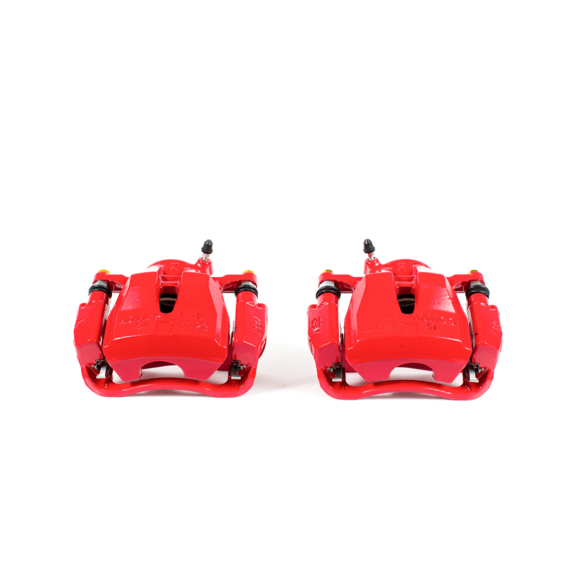 Power Stop 09-10 Pontiac Vibe Front Red Calipers w/Brackets - Pair thumbnail 2