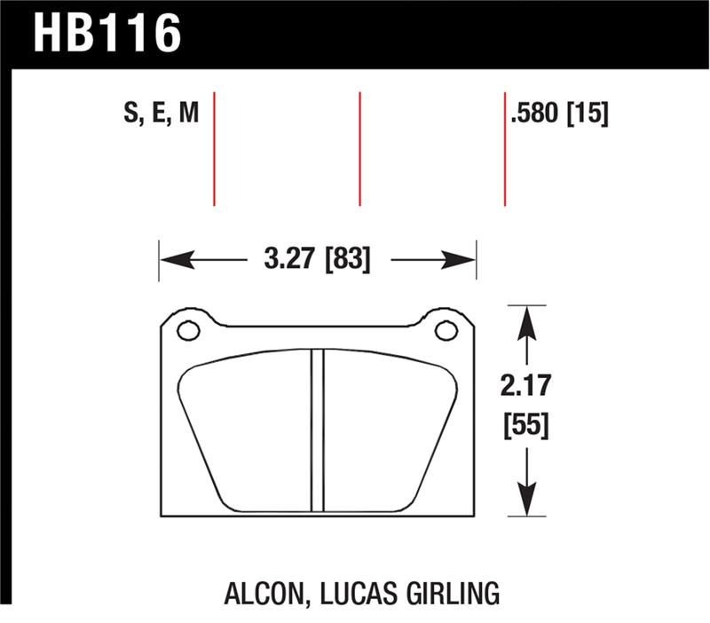 Blue 9012 Disc Brake Pad