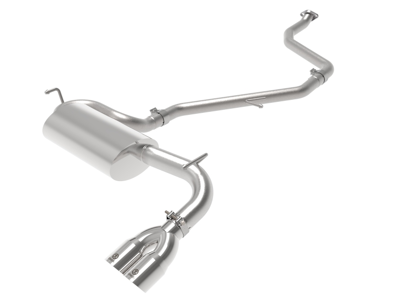 aFe POWER Takeda 2in to 2-1 304 SS Cat-Back Exhaust w/ Polished Tips 11-17 Lexus CT200h 1.8L thumbnail 2