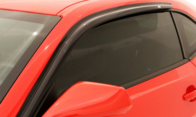 AVS 91-94 Toyota Tercel Coupe Ventvisor Outside Mount Window Deflectors 2pc - Smoke thumbnail 7
