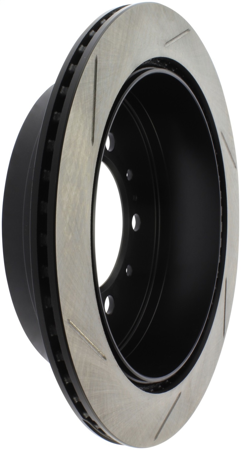 StopTech Sport Slot 08-13 Lexus LX450/470/570 / 07-12 Toyota Tundra Slotted Left Rear CRYO Rotor thumbnail 4