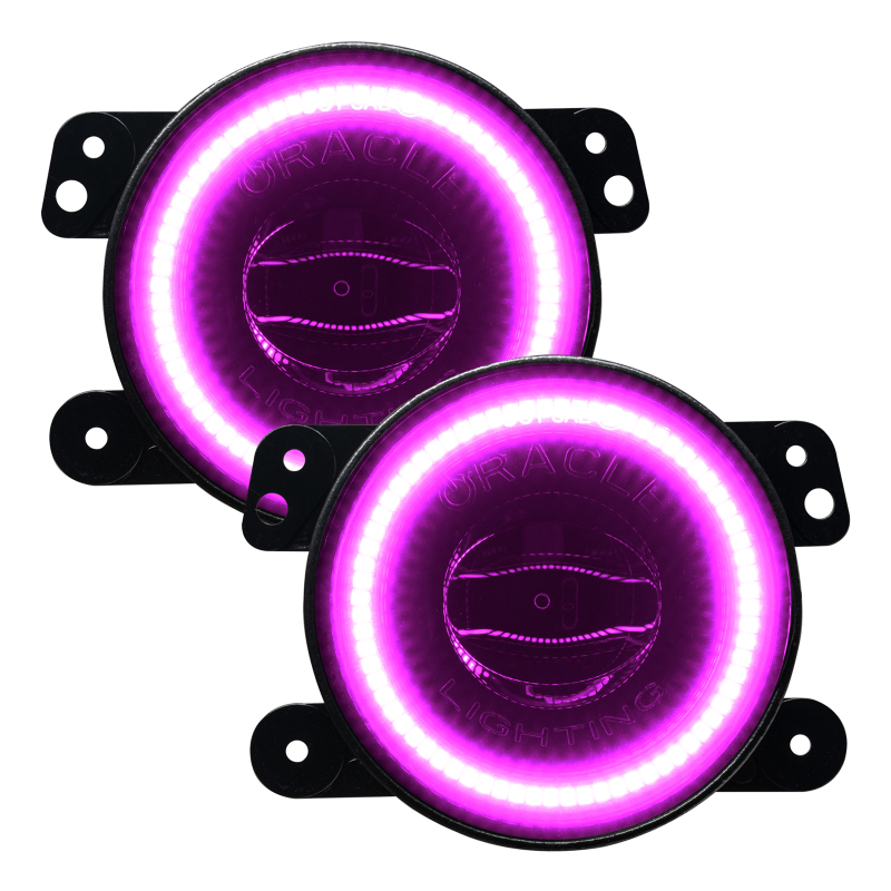 Oracle Jeep Wrangler JK/JL/JT High Performance W LED Fog Lights - ColorSHIFT - Dynamic thumbnail 6