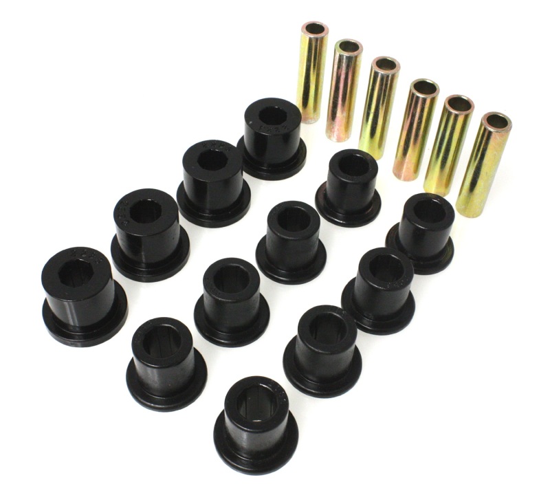 Energy Suspension 87-96 Jeep Wrangler Black Front/Rear Spring and Shackle Bushing thumbnail 6