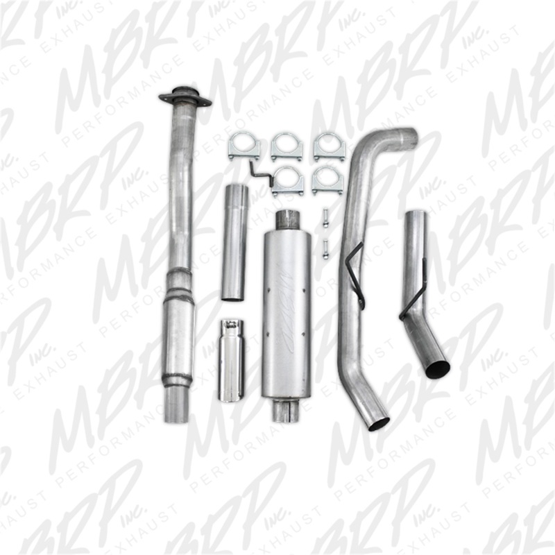 MBRP 11-12 Ford F150 3in Cat Back Single Side Exit Alum Exhaust System thumbnail 4