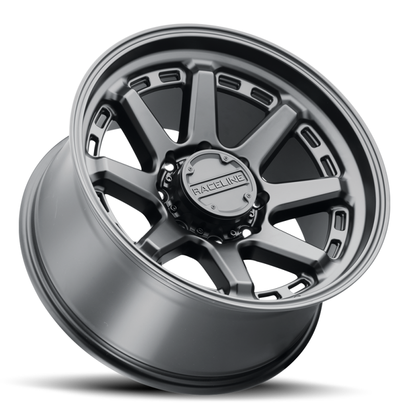 Raceline 947B Scout 18x8in / 5x114.3 BP / 35mm Offset / 72.62mm Bore - Satin Black Wheel thumbnail 6