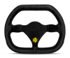 Momo MOD30 Buttons Steering Wheel 320 mm - Black Suede/Black Spokes/1 Stripe thumbnail 2