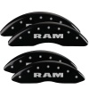 MGP 4 Caliper Covers Engraved Front & Rear RAM Black finish silver ch thumbnail 8