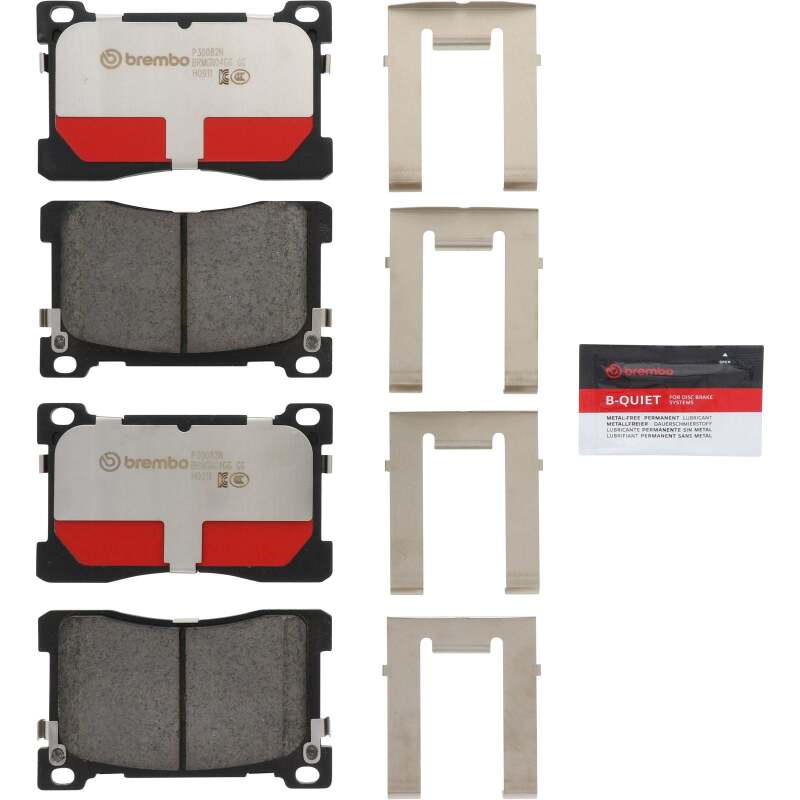 Brembo OE 12-16 Hyundai Equus/15-17 Kia K900 PRIME Ceramic Brake Pad - Front thumbnail 2