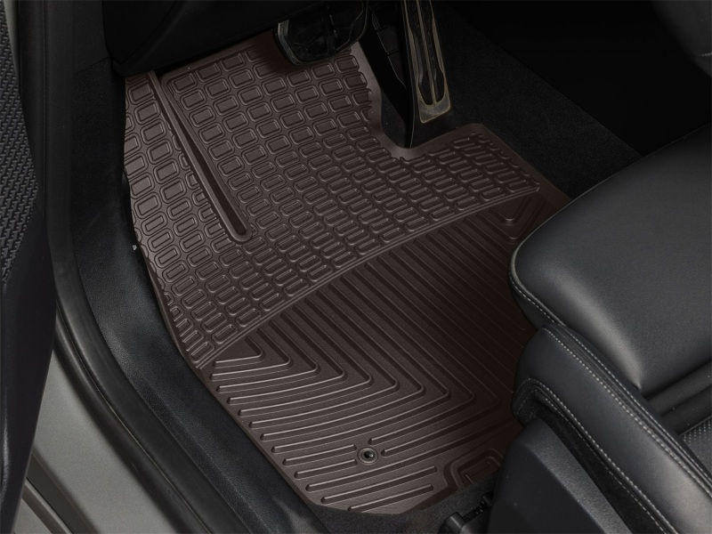 WT Rubber Mats - Front - Cocoa