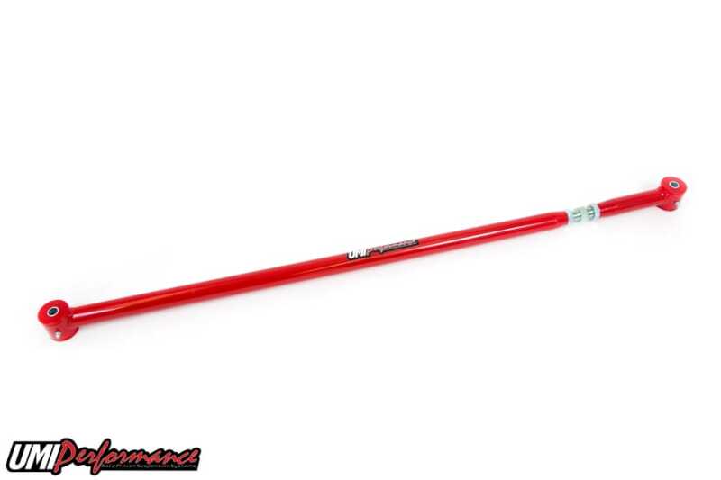 Tubular panhard bar improves rear grip, easy to adjust, built for performance.