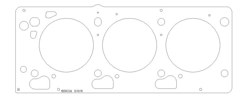 Cometic Chrysler EGF/EGG/EGJ/EGK/EGQ/EGS SOHC V6 .075in MLS Cylinder Head Gasket - 96.5mm Bore - RHS thumbnail 4