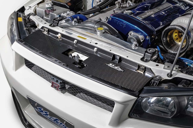 GReddy Garage 89-94 Nissan Skyline GT-R Carbon Cooling Panel R32 thumbnail 4
