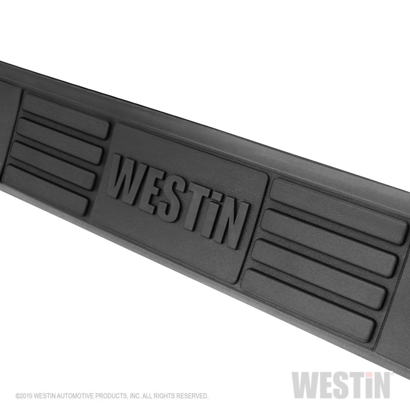 Westin 19-22 Chevrolet Silverado 1500 DC E-Series 3 Nerf Step Bars - Blk thumbnail 8
