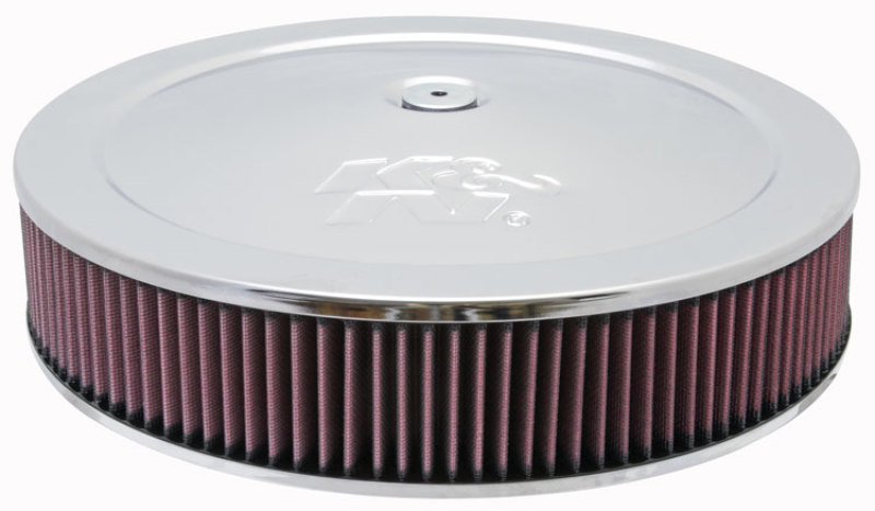 K&N Round Air Filter Assembly 12in ID / 3.063in Height / 5.125in Neck Flange / 7/8in Drop Base thumbnail 3