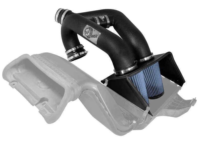 aFe MagnumFORCE Pro 5R Stage-2 XP Intake System 16 Ford F-150 EcoBoost V6-2.7L/3.5L (tt) (Blk) thumbnail 2