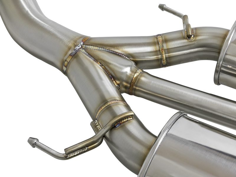 aFe Takeda 3in 304 SS Cat-Back Exhaust w/ Tri-Black Tips 17-18 Honda Civic Type R L4 2.0L (t) thumbnail 8