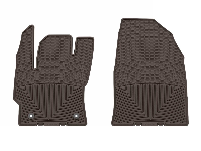 WT Rubber Mats - Front - Cocoa