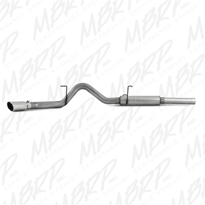 MBRP 2004.5-2007 Dodge 2500/3500 Cummins 600/610 Cat Back Single Side thumbnail 6