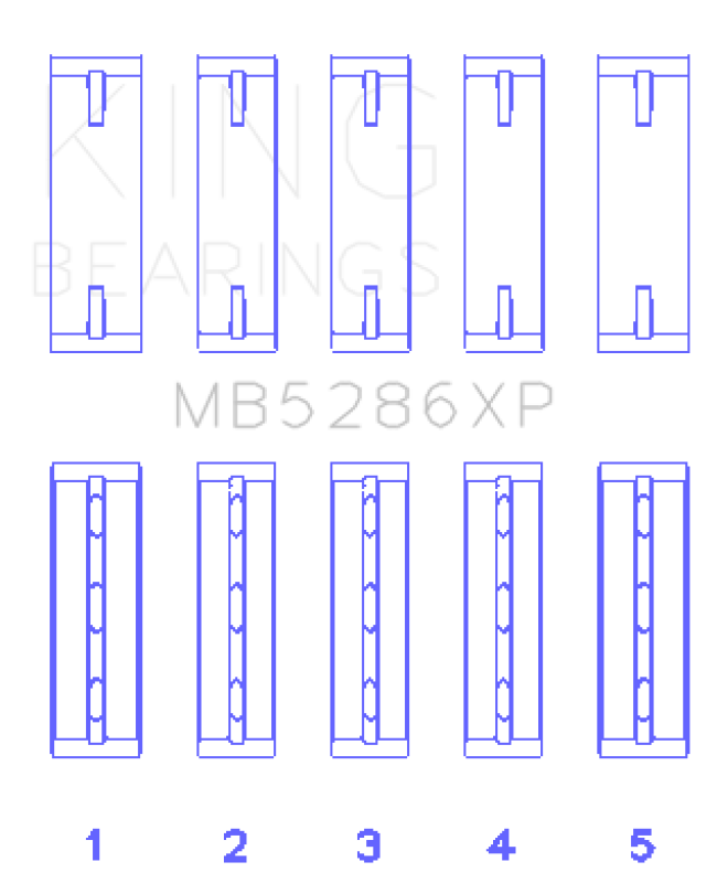 KING Performance Main Bearings