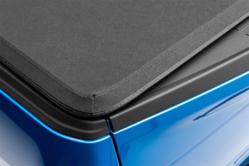 Lund 04-17 Nissan Titan (5.5ft. Bed w/o Titan Box) Genesis Elite Tri-Fold Tonneau Cover - Black thumbnail 8