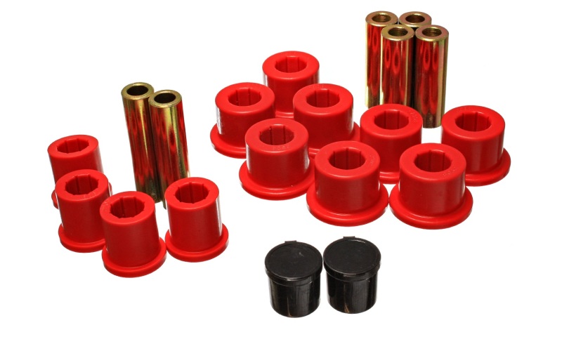 Energy Suspension Rear Spring Bushing Set - Red thumbnail 5