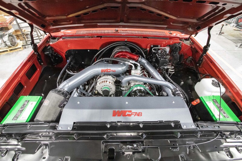 Wehrli 73-87 GM Square Body Chassis Duramax LB7/LML HD Engine Swap Mount Kit - Semi-Gloss Black thumbnail 4