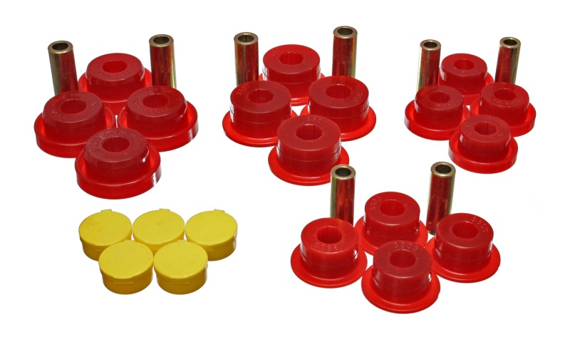 Energy Suspension Dodge Front Control Arm Bearing Set - Red thumbnail 5