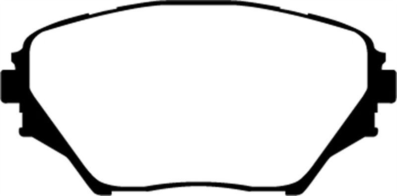 EBC 01-03 Toyota RAV 4 2.0 Greenstuff Front Brake Pads thumbnail 2