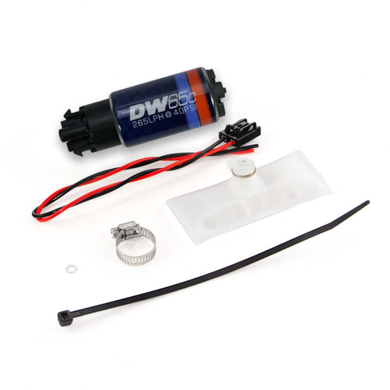 DeatschWerks 88-91 BMW 325i DW65C 265lph Compact Fuel Pump w/ Install Kit (w/o Mounting Clips) thumbnail 4