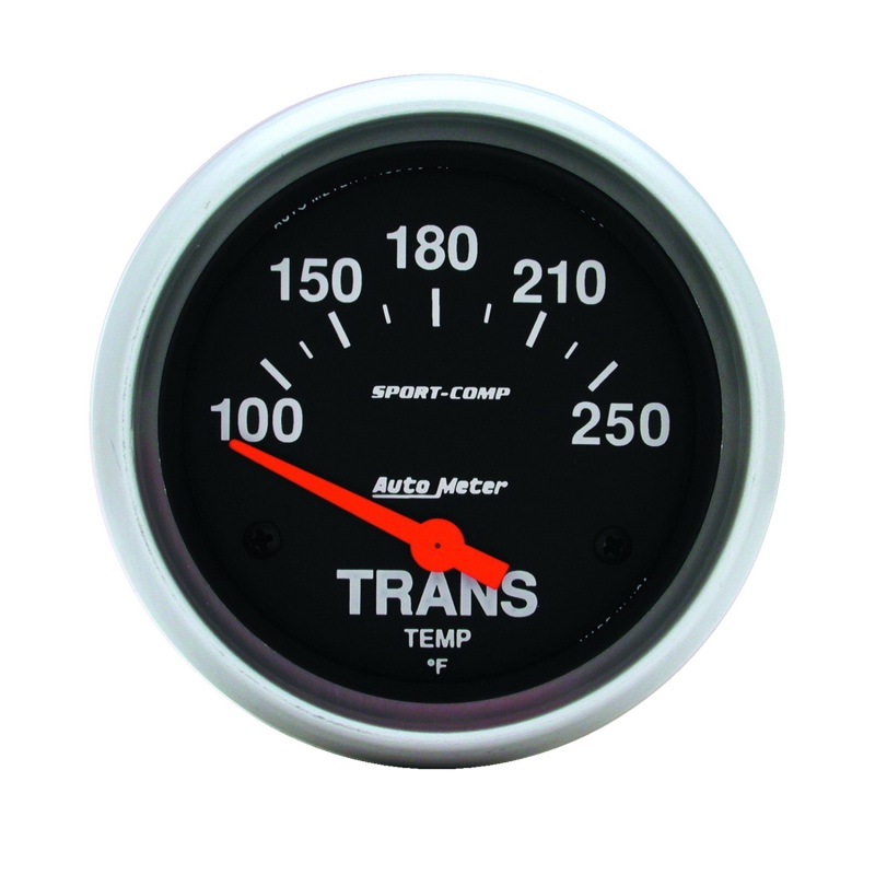 Autometer Sport-Comp 2-5/8in 100-250 Degrees (F) Electric Transmission Temp Gauge