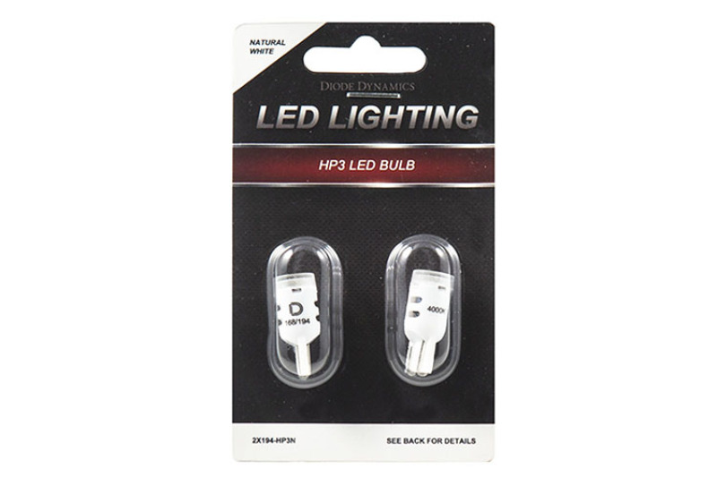 Diode Dynamics 194 LED Bulb HP3 LED Natural - White Short (Pair) thumbnail 8