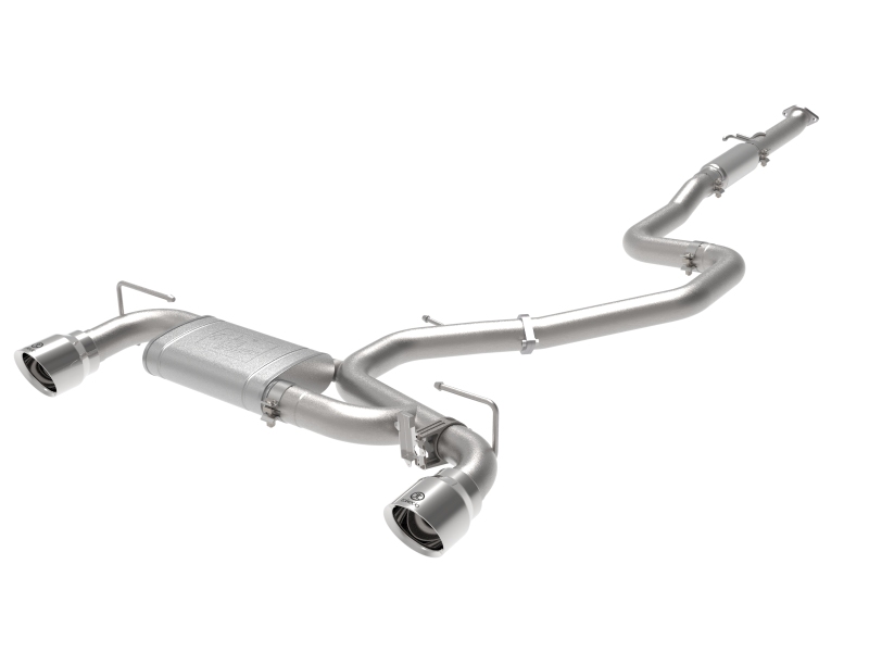 aFe Hyundai Veloster N 21-22 L4-2.0L (t) Takeda Cat-Back Exhaust System- Polished Tips thumbnail 2