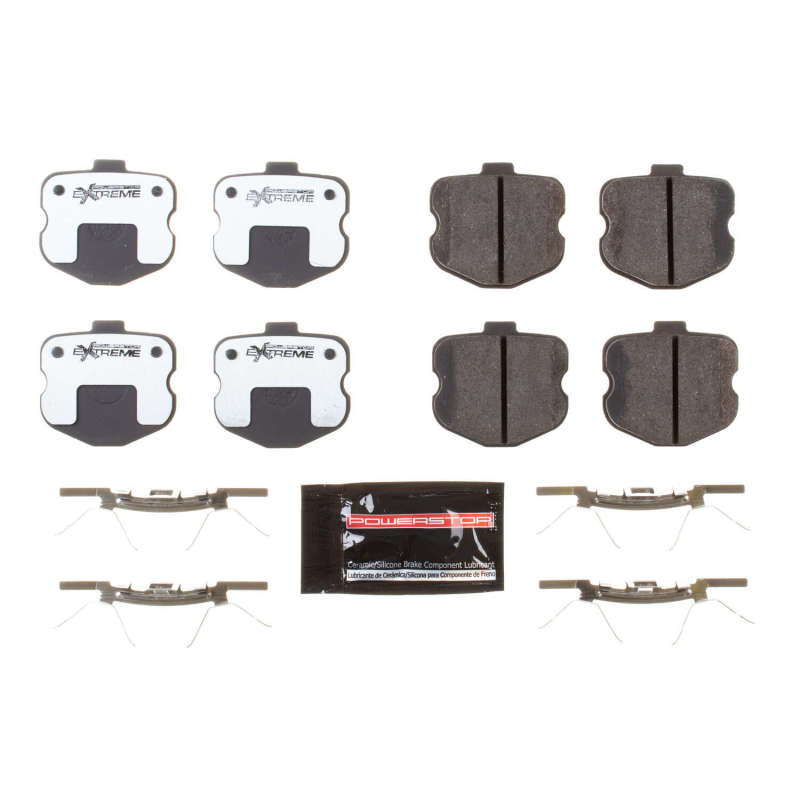Power Stop 06-13 Chevrolet Corvette Rear Z26 Extreme Street Brake Pads w/Hardware thumbnail 2