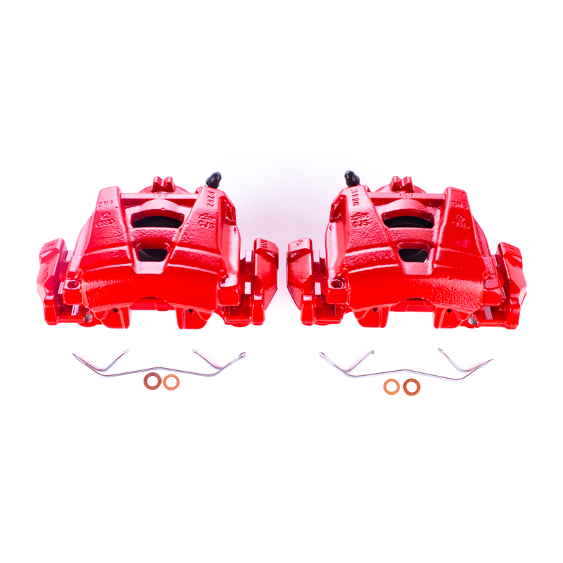 PowerStop Z23 Evolution Sport Brake Upgrade Kits with Calipers KC2963 Disc Kit, Upgrade, Front, Cross-Drilled/Slotted Surface, Audi, Volkswagen, Kit thumbnail 6