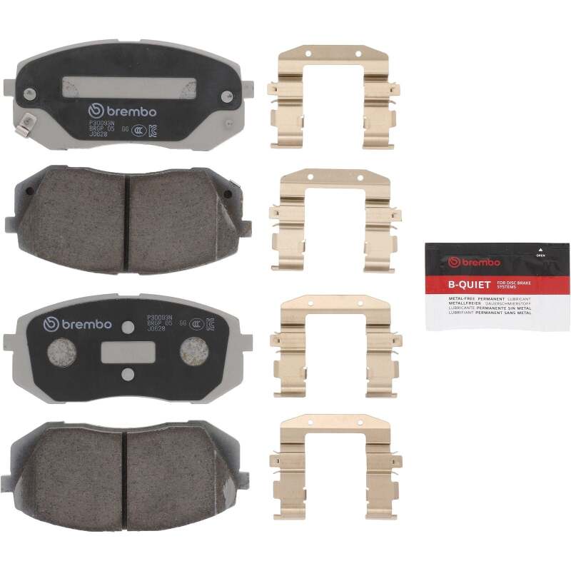 Brembo OE 2018 Hyundai Elantra/18-20 Elantra GT/Kona/19-21 Veloster Ceramic Brake Pad - Front thumbnail 2