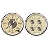 AutoMeter Gauge Kit 2 Pc. Quad & Tach/Speedo 5in. Prestige Antique. Ivory thumbnail 6