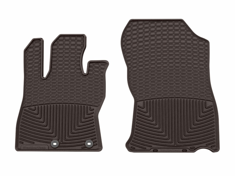 WT Rubber Mats - Front - Cocoa