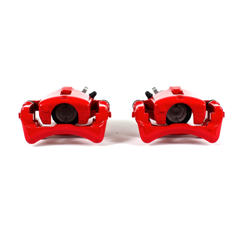 Power Stop 02-05 Ford Thunderbird Rear Red Calipers w/Brackets - Pair thumbnail 2