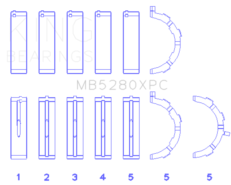 KING Performance Main Bearings