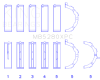 King Engine Bearings Ford V8 4.6L/5.4L SOHC Coated (Size .026) Crankshaft Main Bearings (Set of 5) thumbnail 7