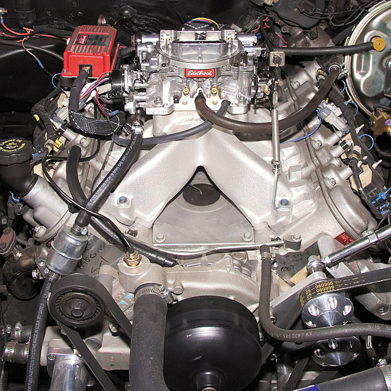Edelbrock Manifold LS1 Victor Jr EFI to Carbureted Conversion thumbnail 9