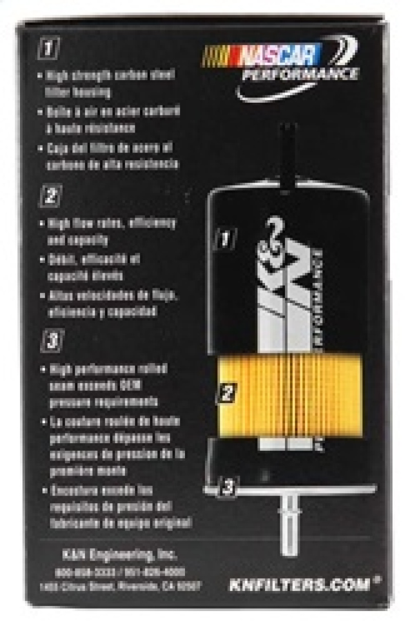 K&N Fuel Filter 84-89 Nissan 300ZX, 00-04 Nissan Xterra. 95-97 Nissan 200SX thumbnail 7