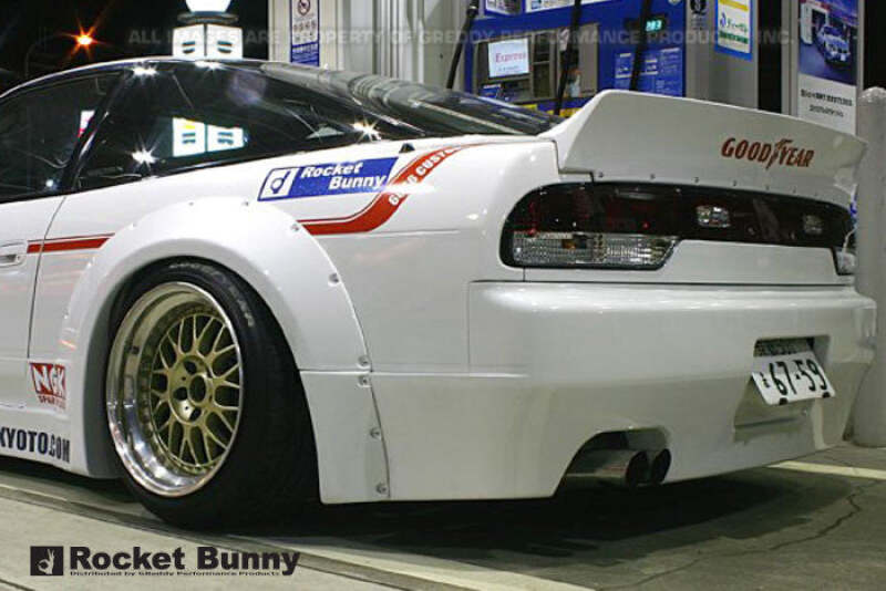 GReddy 89-93 Nissan 240SX 2Dr Rocket Bunny F&R Works Fender Flares V.1-FRP *Must Check Availability* thumbnail 3