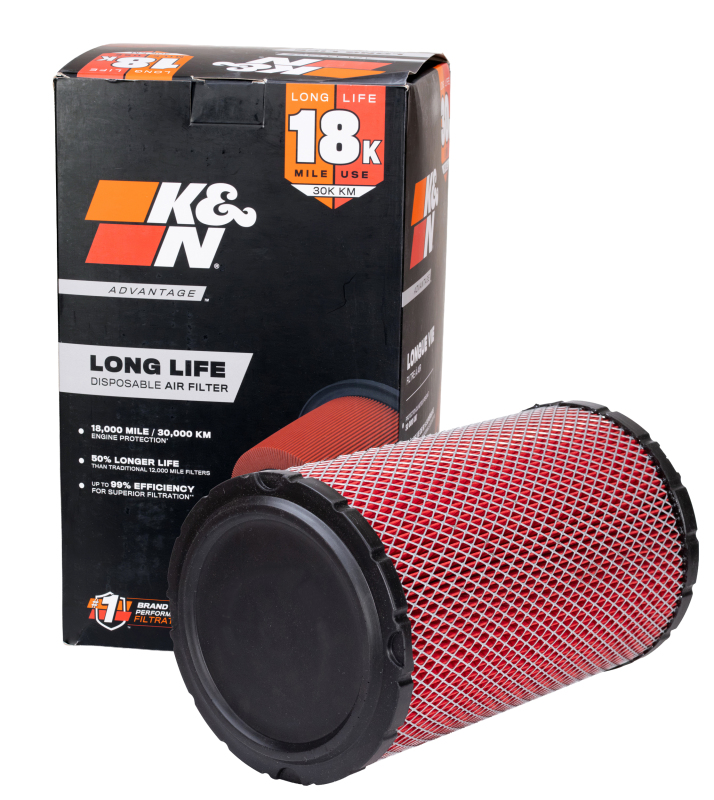 K&N Universal Air Filter 4in Flg 8-1/2in B 5in T 10-1/2in H Gen 3 thumbnail 3