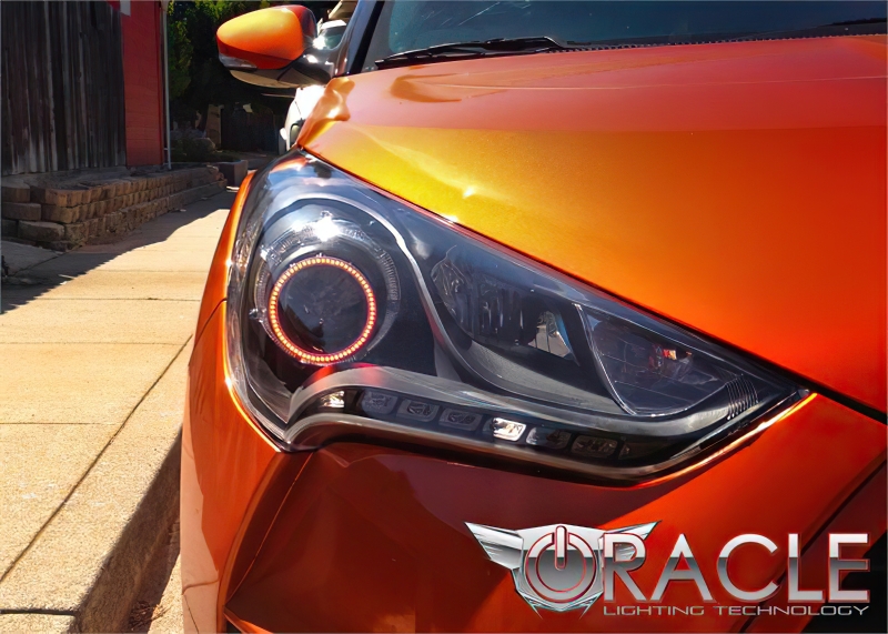 Oracle Hyundai Veloster 11-13 Halo Kit - ColorSHIFT w/o Controller
