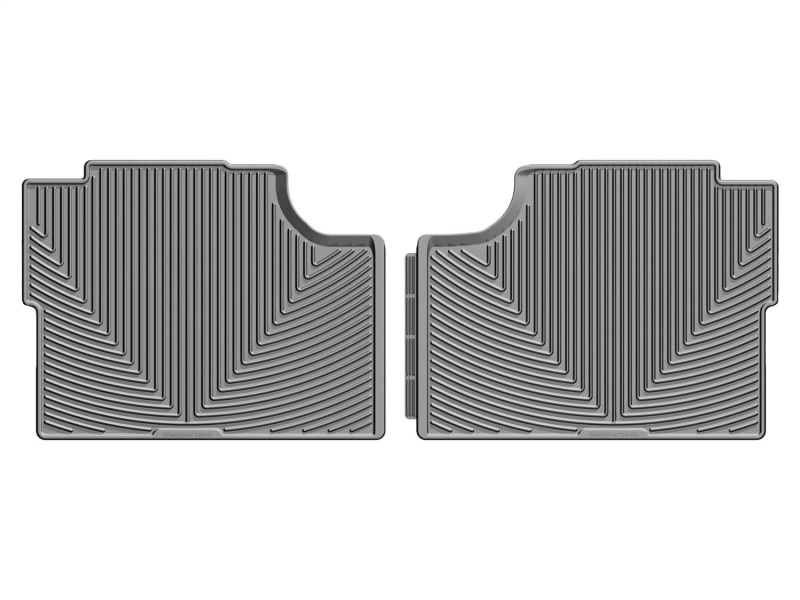 WeatherTech 17+ Ford F-250 / F-350 / F-450 / F-550 Crew Cab Rear Rubber Mats - Grey
