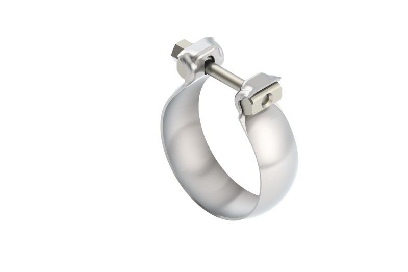 Borla Universal 2.75in (70mm) Stainless Steel Half Moon Clamp thumbnail 5